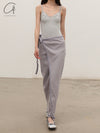 BASERANGE Bamboo fiber jumpsuit France BAS-ONBB-BA-SU25-GREY MELANGE